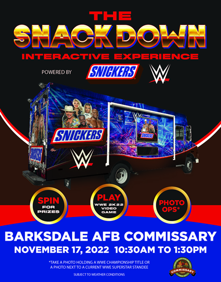 Snickers WWE Snackdown Tour